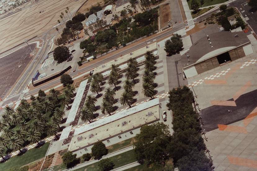 Irvine Greak Park from the sky